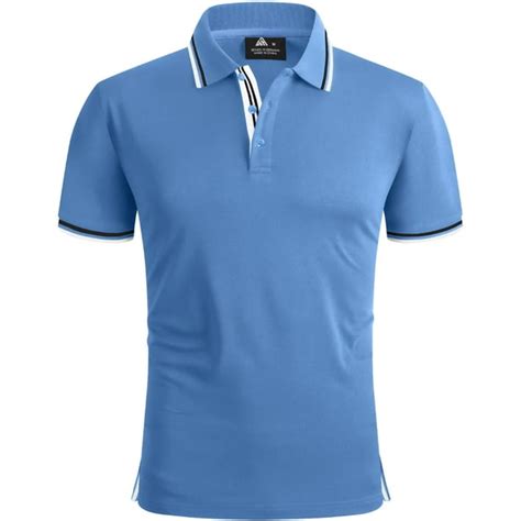 Swisswell Polo Shirts For Men Short Sleeve Solid Color Mens Golf Polo Shirts Business Polo