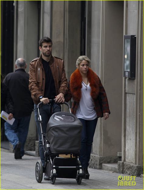 Shakira & Gerard Pique: Family Portrait with Baby Milan!: Photo 2830491 ...