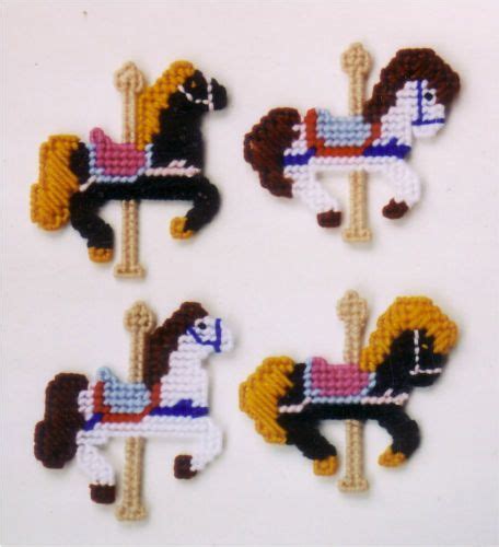 Carousel Horse Magnets Plastic Canvas Pattern Plastic Canvas Patterns