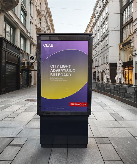 Free City Light Advertising Billboard Mockup On Behance