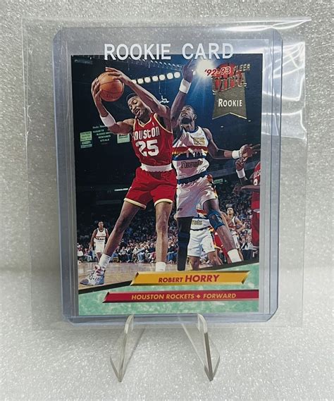 Robert Horry Fleer Ultra Rookie Card Rc Rockets