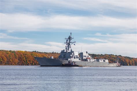 Future Uss Carl M Levin Ddg 120 Returned To Bath Iron Work After