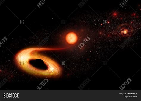 Black Hole Eats Star Image & Photo (Free Trial) | Bigstock