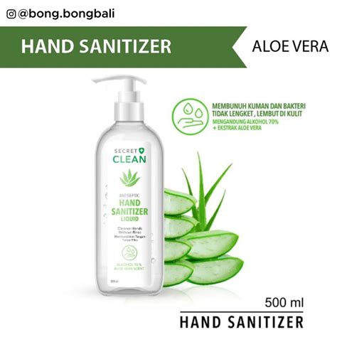 Jual SECRET CLEAN HAND SANITIZER LIQUID AND GEL 500ML Shopee Indonesia