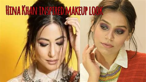 Hina Khan Inspired Makeup Celebrity Makeup Look Beginners Makeup