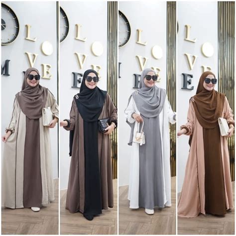 Jual HALWA ABAYA SET ABAYA HALWA GAMIS ABAYA SET Shopee Indonesia