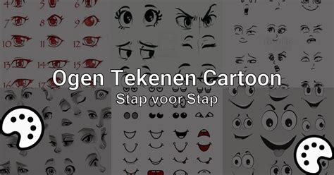 Ogen Tekenen Cartoon Stap Voor Stap Tekenen Nu