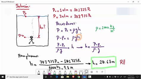 Ejercicio Resuelto de Hidrostática 1 YouTube