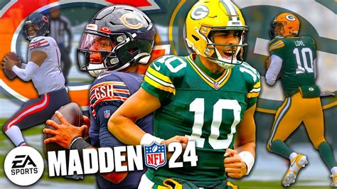 Packers Vs Bears Rivalry Madden 24 Franchise Mode Youtube