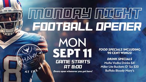 FOOTBALL MONDAY NIGHT WATCH PARTY | Diamond Hawk Golf