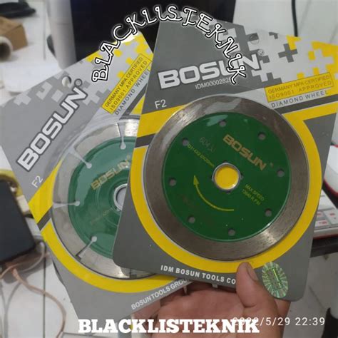 Jual BOSUN Mata Potong Gerinda Keramik Basah 4 Inch Diamond Cutting