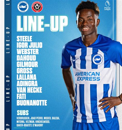 Premier League Match Day Brighton And Hove Albion V Sheffield