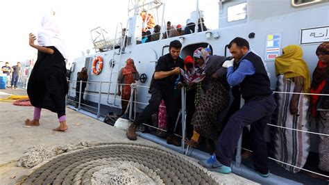 Libyan Navy Rescues 263 Migrants Recovers 11 Bodies