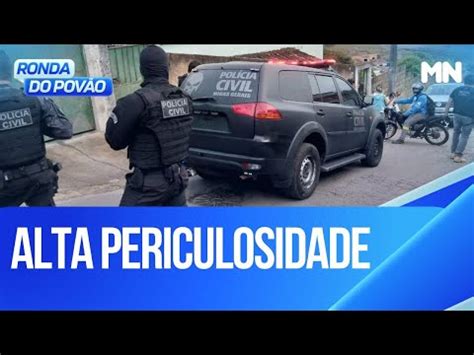 Atr S Das Grades Bandido De Alta Periculosidade Preso Pela Pol Cia