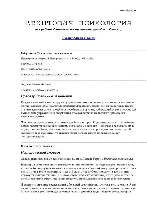 Квантовая психология.pdf | DocDroid