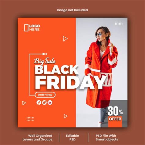 Premium Psd Black Friday Social Media Post Design Psd Template