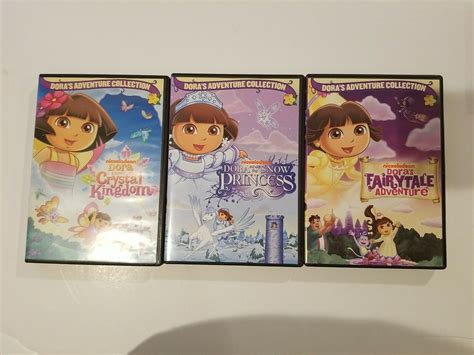 Dora The Explorer Doras Storybook Adventures 3 Dvd Boxed Set Preowned