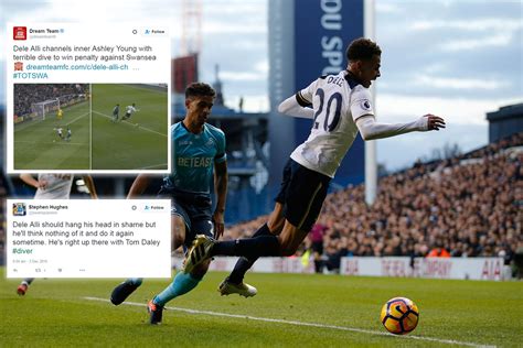 Dele Alli Dive Football Fans React Furiously After Tottenham Ace