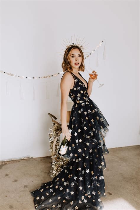 Our Favorite Celestial Trend Dresses With Stars And Moons These Gowns