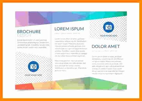 Double Sided Brochure Template Awesome 50 Lovely Double Sided Tri Fold