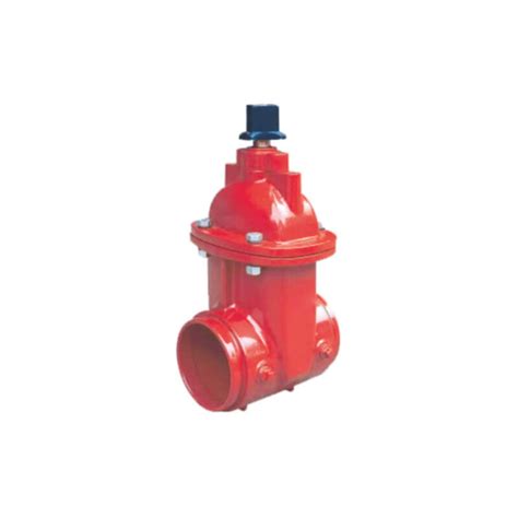 Grooved Nrs Gate Valve With Wrench Nut Ul Fm Approved