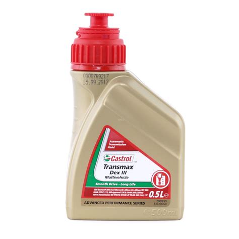 Huile pour boîte automatique CASTROL ATF DEX III MULTIVEHICLE 154EF6