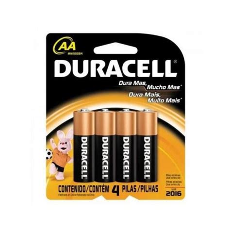 Bateria Alcalina Mn B Aa Cartela Duracell No Shoptime