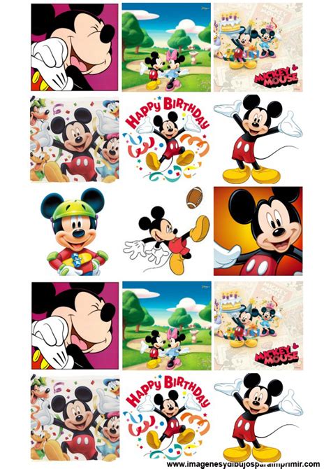 Mickey Mouse Disney Printable Stickers