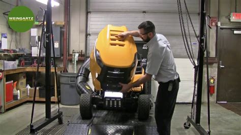 How To Change The Air Filter On A Cub Cadet XT1 Tractor YouTube