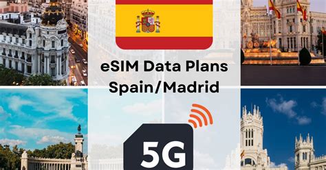 Madri Plano De Dados De Internet ESIM Para 5G 4G De Alta Velocidade Na