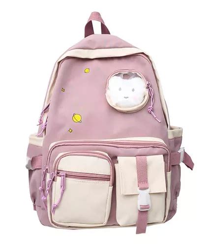 Mochila Bolsa Feminina Escolar Urso Kawaii Fofa Imperme Vel Mercadolivre