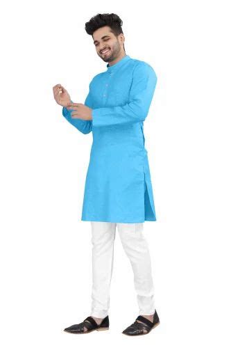 Mens Plain Cotton Kurta Pajama At Rs Set Men Cotton Kurta Pajama