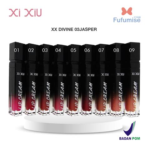 Xi Xiu Divine Lip Cream Light Pigmented Matte Lipcream BPOM XIXIU