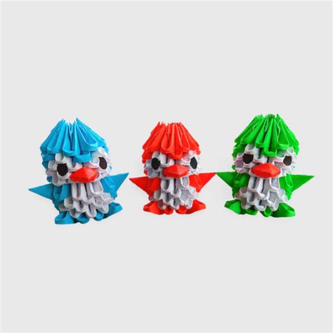 3D Origami Penguin combo | Taishi art and craft