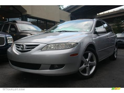 Glacier Silver Metallic Mazda Mazda S Sport Wagon