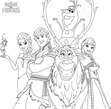 Coloriage Reine Des Neiges Hugo L Escargot