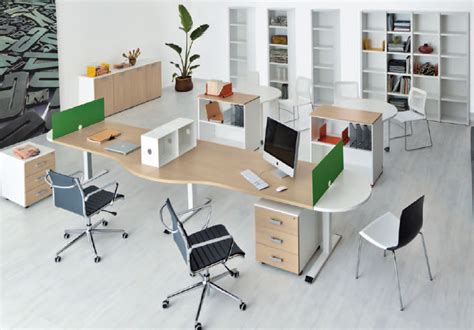 Workstation Desk Eidos Evo Newform Ufficio Contemporary Wooden