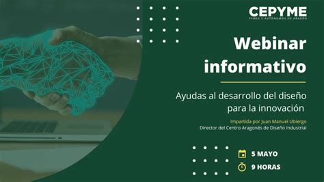 Webinar informativo Ayudas al desarrollo del diseño para la innovación