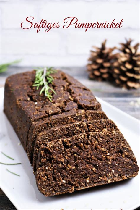 Saftiges Pumpernickel Roh Vegan Glutenfrei CreateRawVision