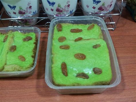 DUHAI HATI Bingka Roti Kukus Pandan