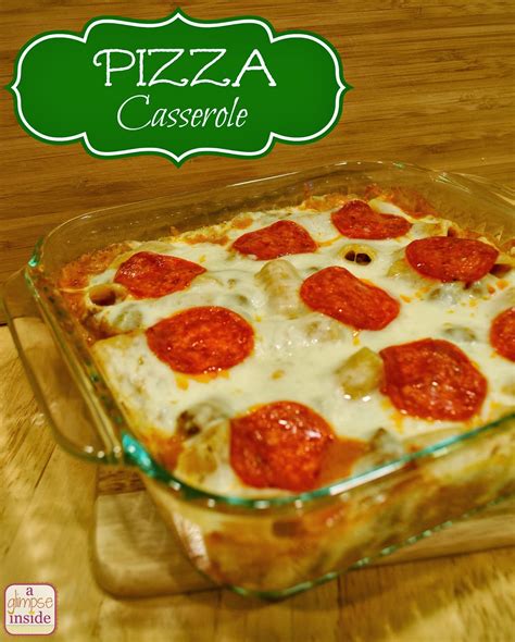 A Glimpse Inside Tasty Tuesday Pizza Casserole Recipe