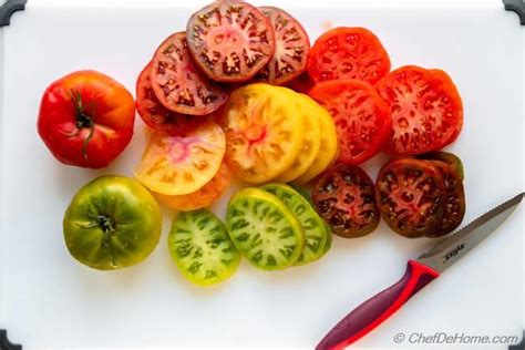 Heirloom Tomato Salad Recipe Chefdehome