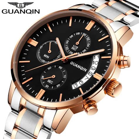 Relogio Masculino Guanqin Brand Luxury Men Business Chronograph Luminous Wristwatch Men S