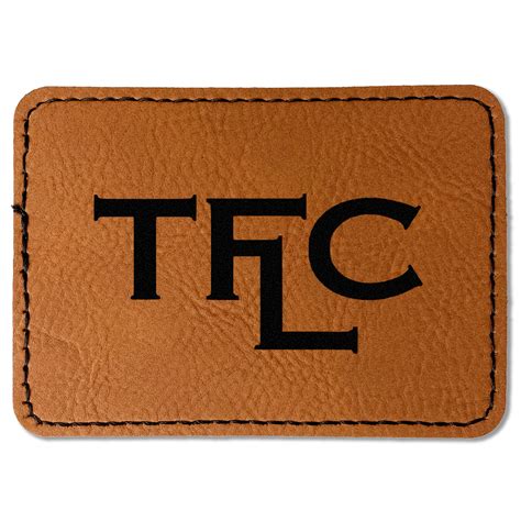 Custom Faux Leather Iron On Patches - Rectangle | Design & Preview ...