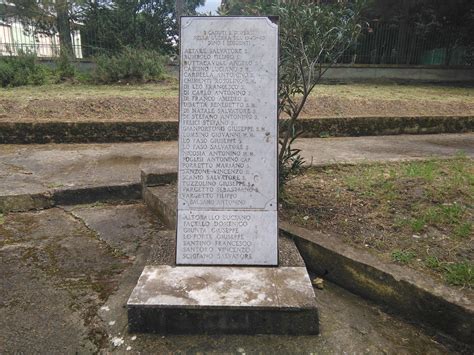 Monumento Ai Caduti Nelle Guerre Mondiali Di Roccapalumba Pietre