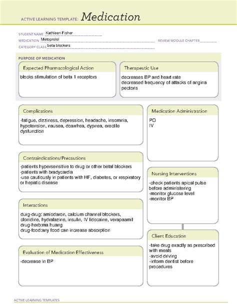 Ketorolac Ati Medication Template