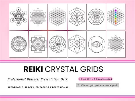 Reiki Grid Printable Reiki Grid Digital Graphic By Plannersbybee