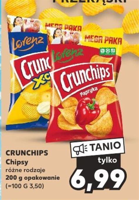 Promocja CRUNCHIPS Chipsy 200 G Kaufland