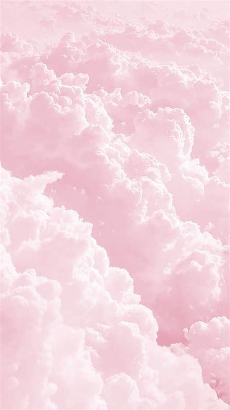 Pastel Pink Brick In Pastel Pink Aesthetic Pink Clouds Cute