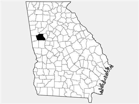 Coweta County, GA - Geographic Facts & Maps - MapSof.net